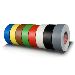Tesa 4651, Sort - 50mm Høykvalitets tekstiltape